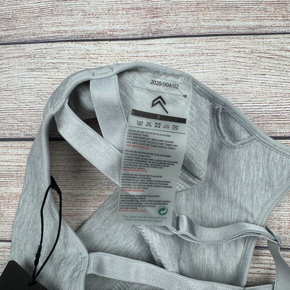 Oner Ice Grey Marl Classic Seamless Sports Bra - Picture 4 of 4